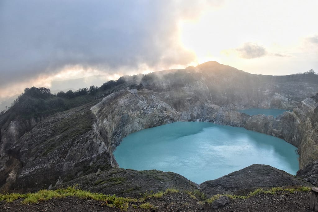 kelimutu crater lake flores island indonesia